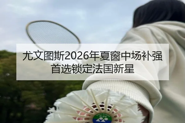 尤文图斯2026年夏窗中场补强首选锁定法国新星